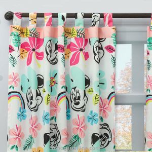 JUEGO DE SÁBANA CON CORTINAS CAMA DOBLE DISNEY MINNIE
