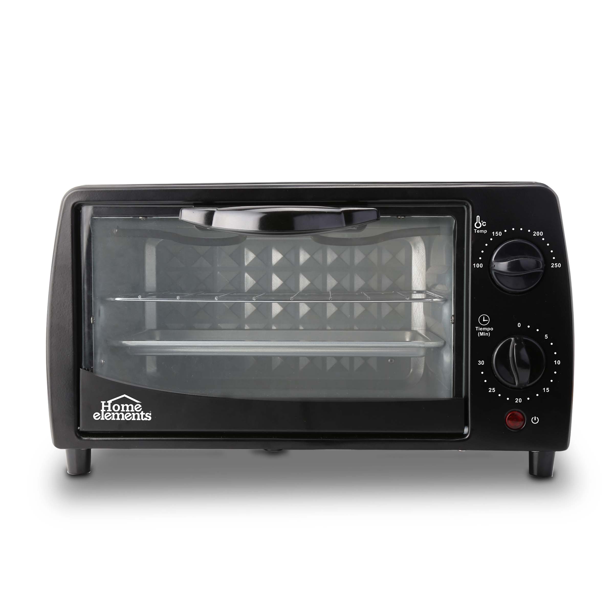 Horno Tostador con Freidora de Aire - 2 Productos en 1 - Home Elements