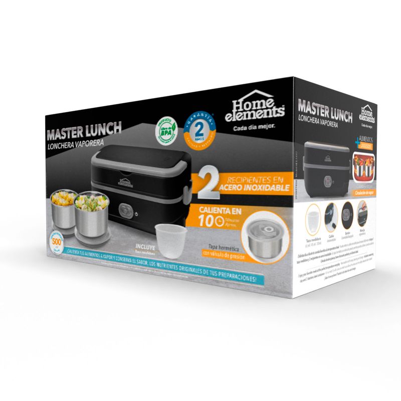 Master Lunch - Lonchera a Vapor - Home Elements